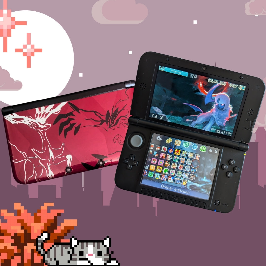 Nintendo 3DS XL (XY Design Rot)