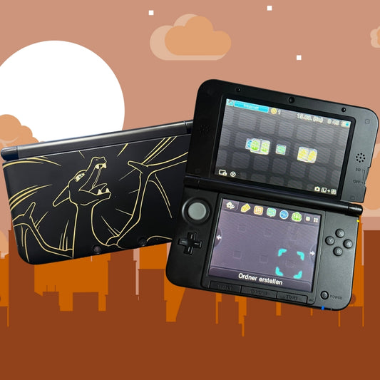 Nintendo 3DS XL (Glurak Design)
