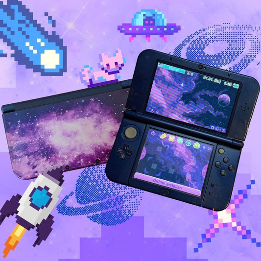 NEW Nintendo 3DS XL (Galaxy Design)